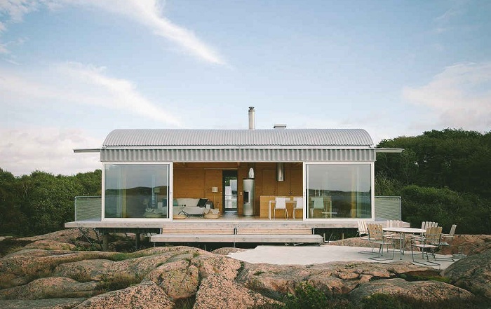 Летний домик в Швеции площадью 90 кв. метров.