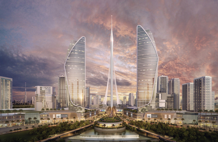 Самая высокая башня в мире строится в Дубаи.