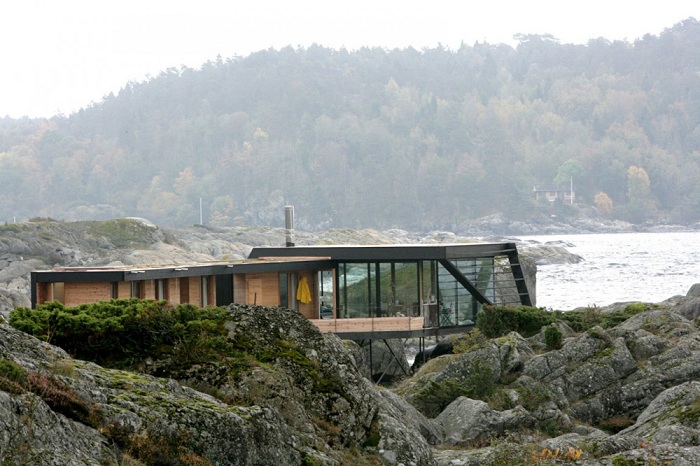 Lille Arоya - загородный дом на норвежском побережье.