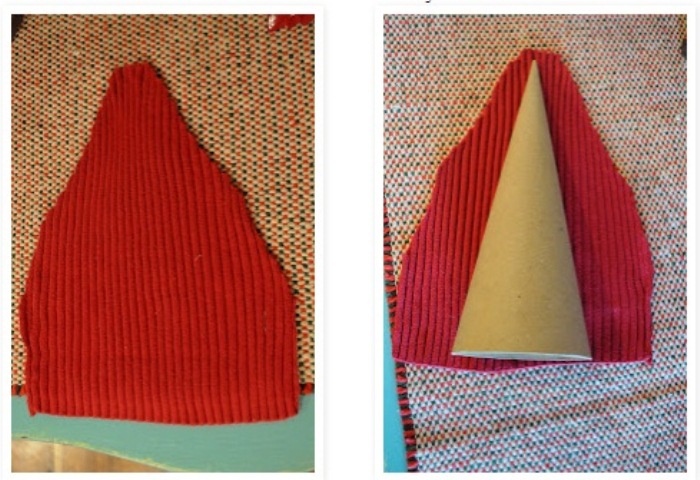Как сделать эко-елку из старого свитера: пошаговая инструкция.