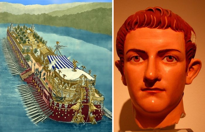 Император Калигула и его «корабль для удовольствий».