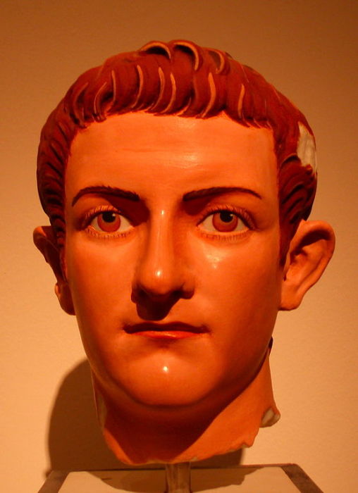 Реконструированный портрет императора Калигулы. | Фото: commons.wikimedia.org.