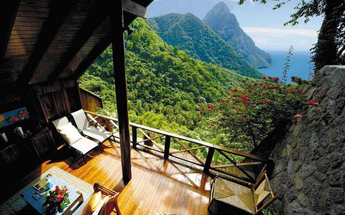 Ladera Resort - роскошный отель на Карибах.