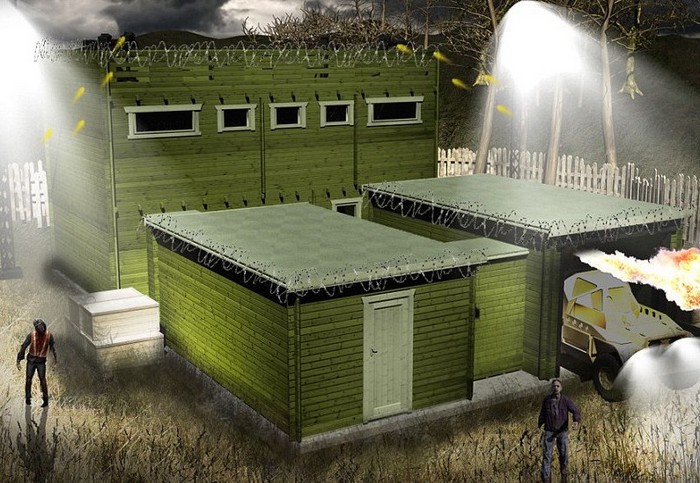 Zombie Fortification Cabin - убежище от возможного нашествия зомби.