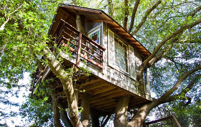 San Francisco Bay Treehouse - домик, расположенный на высоте 9 метров.