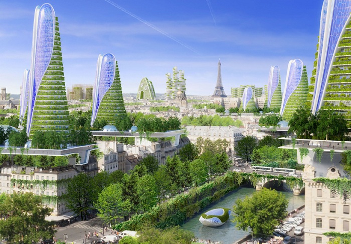 «2050 Paris Smart City» - проект строительства в Париже экологических башен.
