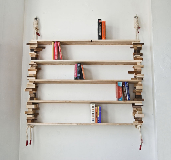 Полки для книг своими руками — делаем книжные полки быстро и просто из подручных материалов