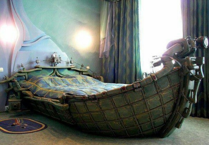 Кровать для путешествий в мир сновидений.