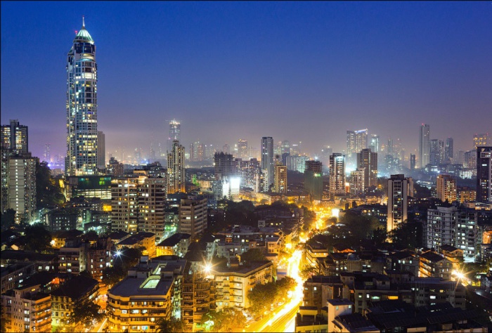 Самый дешевый город Мумбаи в Индии.