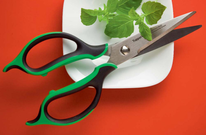 При помощи ножниц можно без, как многие выражаются, особенных усилий как раз накрошить зелень.