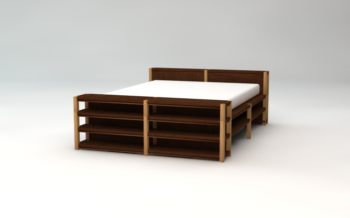 Кровать - мебельный конструктор Д-Тек