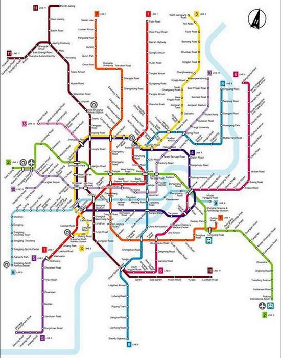 Самое длинное метро в мире.