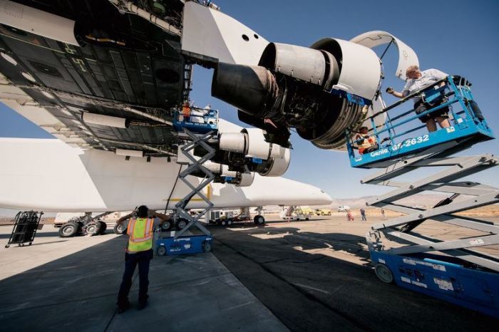 Главная особенность Stratolaunch - его система двигателей.