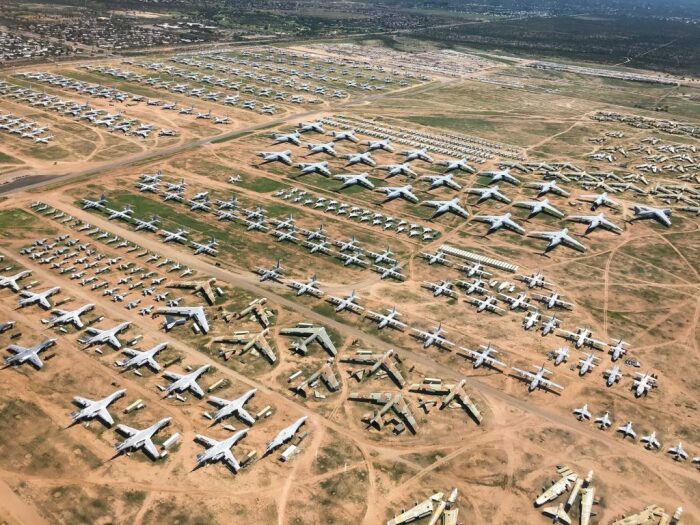 Огромное кладбище самолетов. |Фото: sourceonit.com.