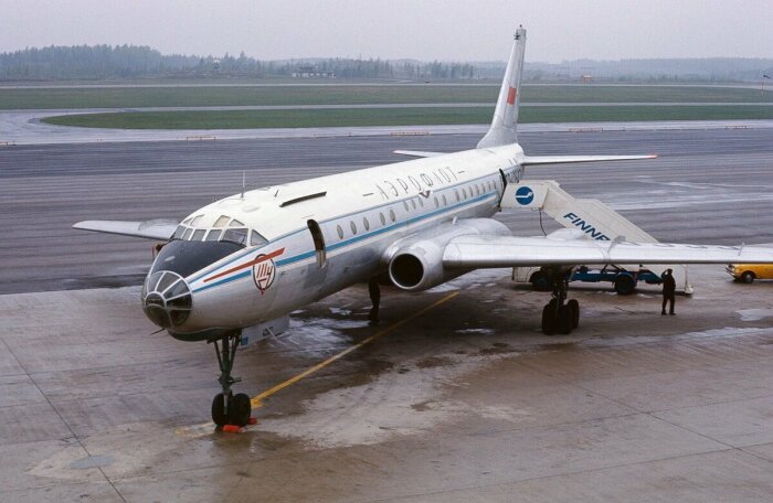 Ту-104. Первый пассажирский реактивный. |Фото: pinterest.com.