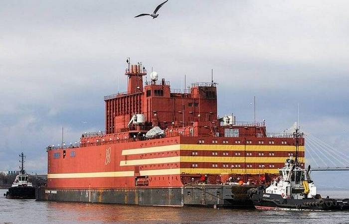 Российская плавучая АЭС. /Фото: topwar.ru. 