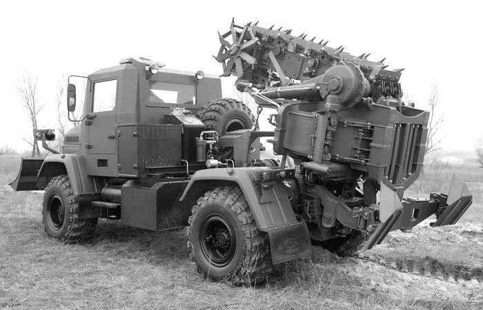 Для рытья траншей.