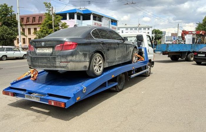 Лучше на эвакуаторе. Лучше на эвакуаторе.