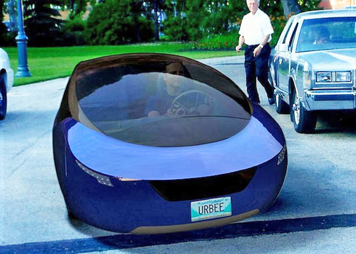 Urbee Hybrid - автомобиль будущего.