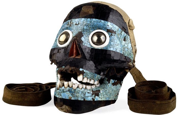Ацтекская маска Тескатлипоки.