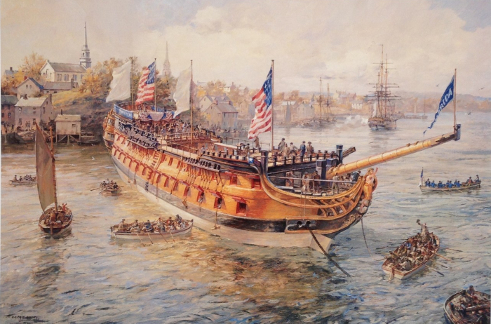 Американцы быстро смекнули, что главное - это флот. |Фото: alternathistory.com.