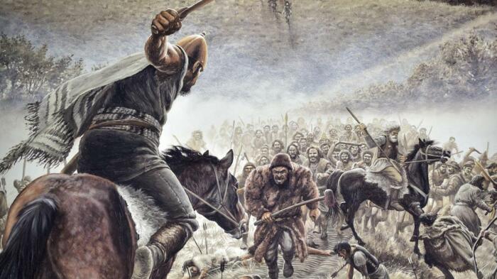 Так же как и охота, война стала делом мужчин. |Фото: alternathistory.com.