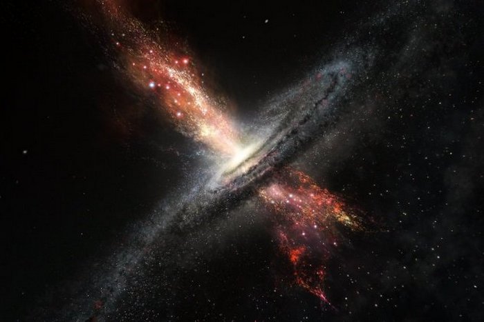 Аномальные небесные тела: сливающиеся галактики IRAS F23128-5919.