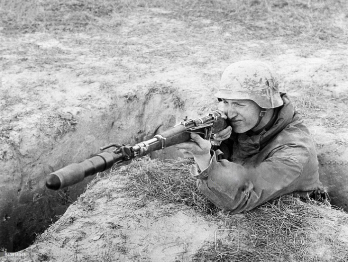 Немецкий винтовочный гранатомет. |Фото: violity.com.