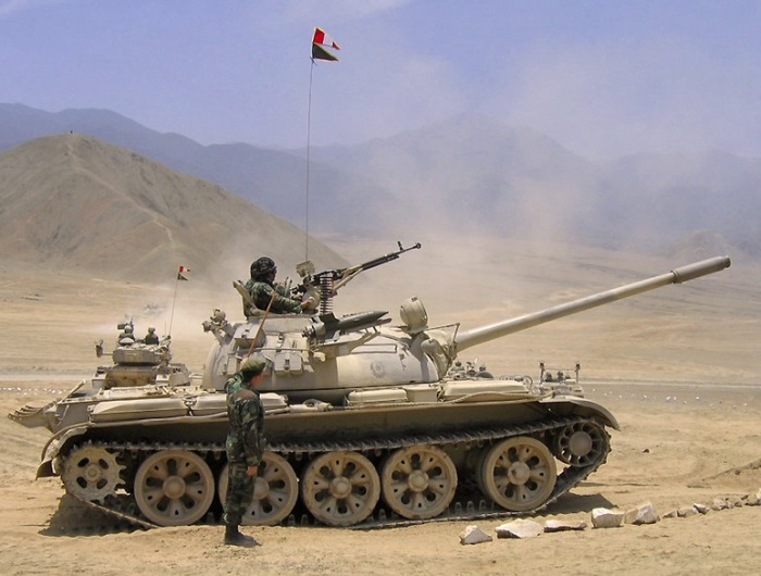 Иракский Т-55 с ПТУР Малютка на башней. |Фото: nationstates.net.