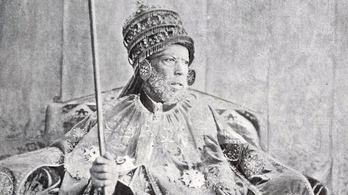 Менелик 2 (в старости).