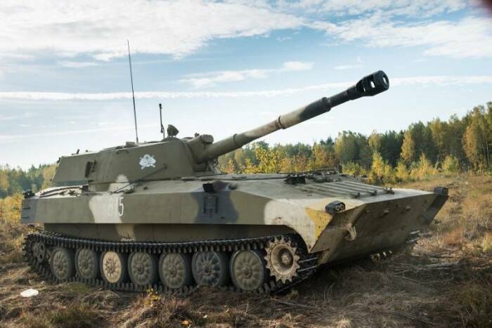 На базе МТ создана первая плавающая САУ.