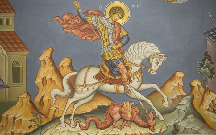 Святой Георгий - покровитель воинов и крестьян. ¦Фото: Twitter.