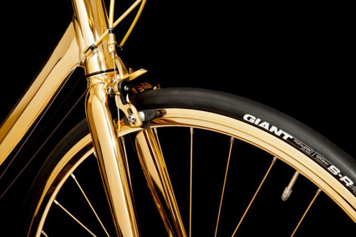Велосипед Goldgenie: золото везде.