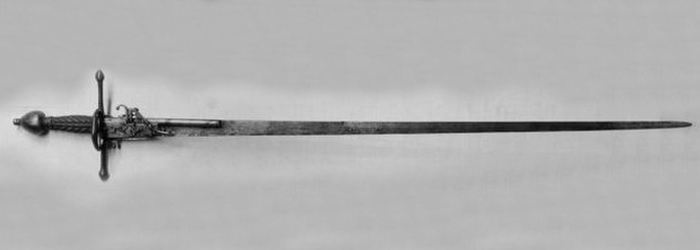 Немецкий меч-пистолет, 1580-е годы.