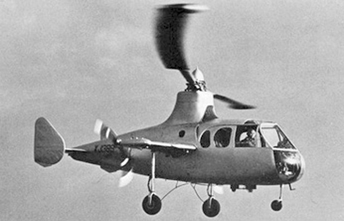 Fairey Jet Gyrodyne - вертолёт + автожир.