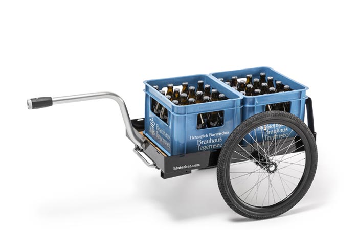 Велоприцеп HINTERHER как лучший способ доставки пива.