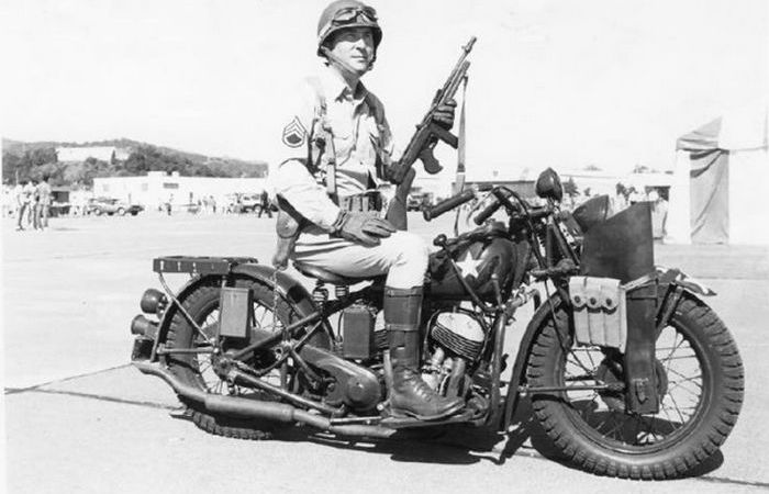 Харлей на службе в США.