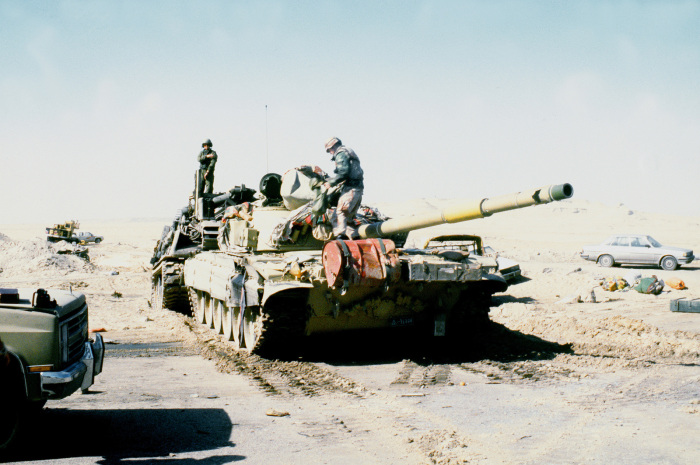 Американцы получили Т-72 только во время Войны в заливе. ¦Фото: Twitter.