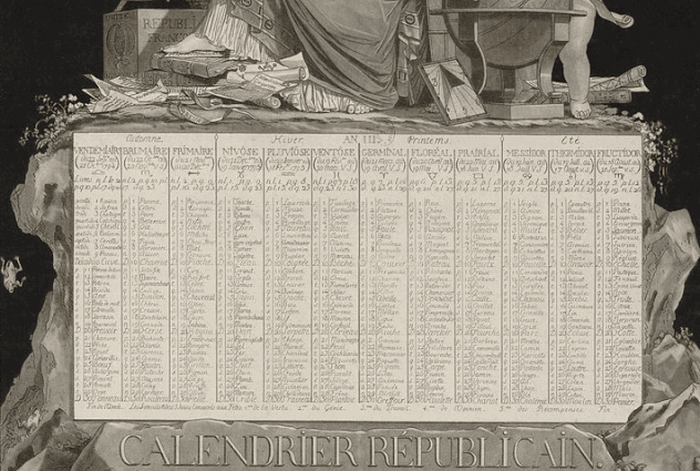 Французский революционный календарь.