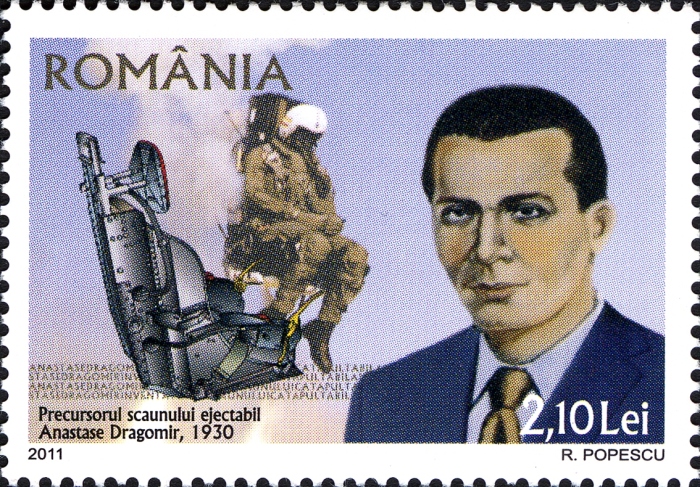 Анастас Драгомир на марке Румынии. |Фото: wiki2.org.