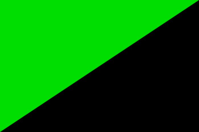 Один из вариантов флага зеленого движения. |Фото: Twitter.