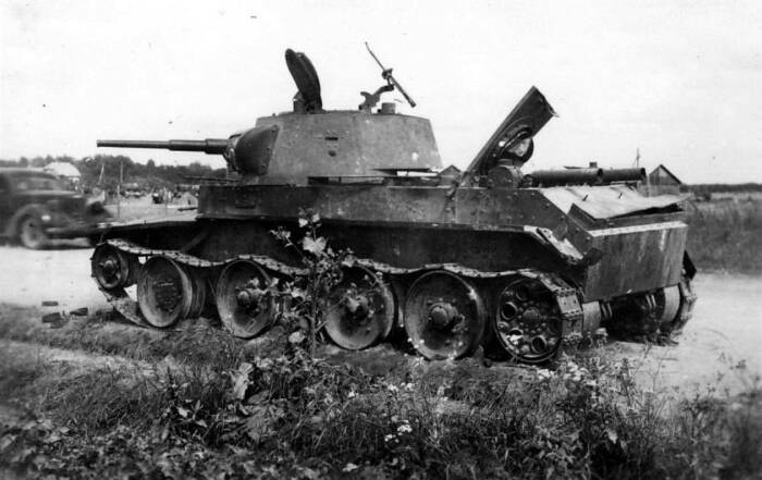 К 1941 году танк устарел. |Фото: topwar.ru.