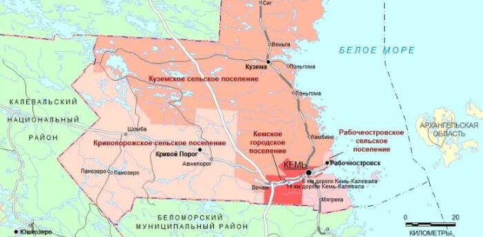 Находится в Карелии.