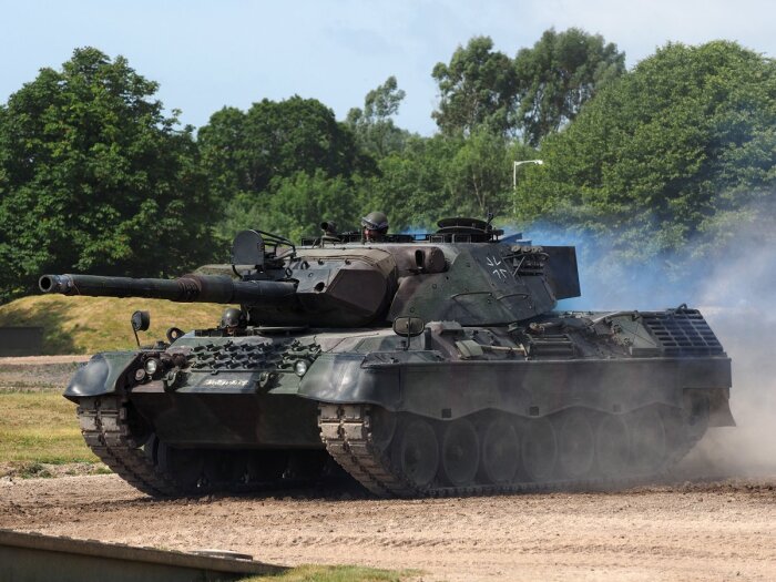 Леопард 1 - это старый танк. |Фото: Twitter.