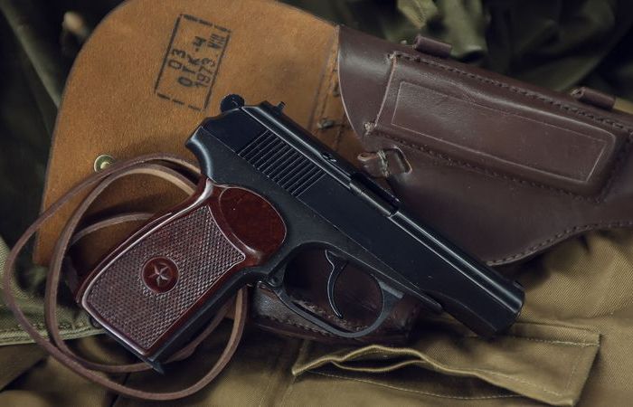 Настоящий русский пистолет.