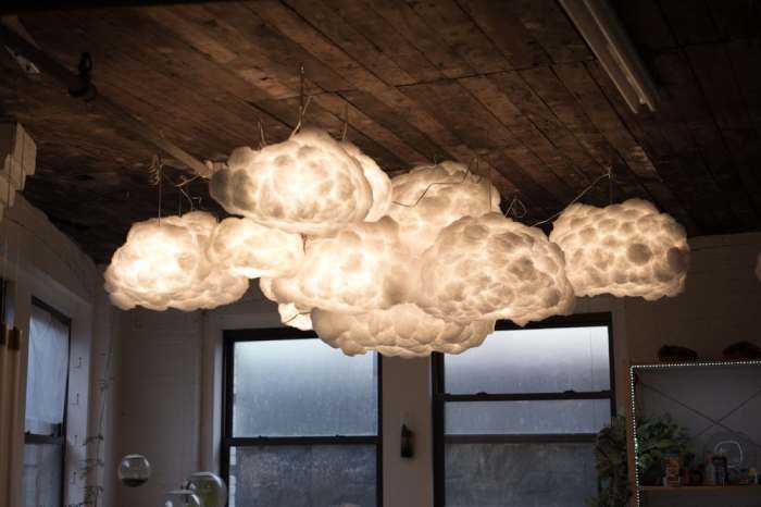Люстра подвесная в виде облака LED Cloud Chandelier в интернет-магазине витамин-п-байкальский.рф 8 