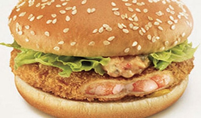 Filet-O Shrimp Burger (Япония).