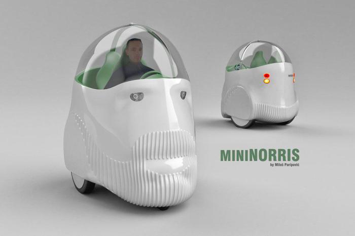 MiniNorris - самый безопасный электромобиль.