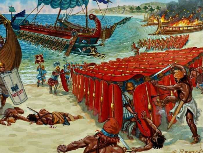 Первыми корпус морской пехоты создали римляне. |Фото: histograf.ru.