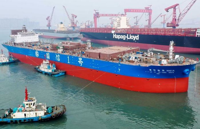 Китай создал новую плавучую ферму. /Фото: undercurrentnews.com.